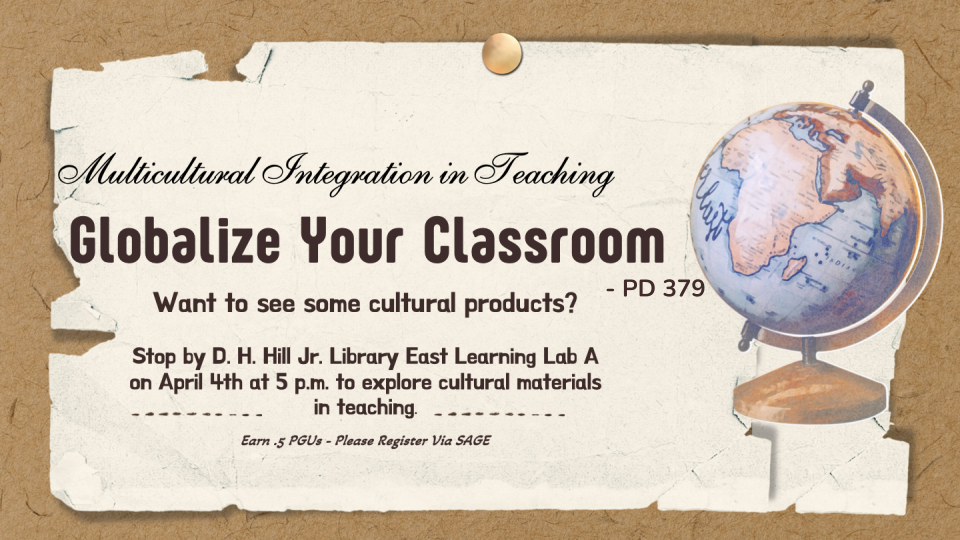 Globalize your classroom