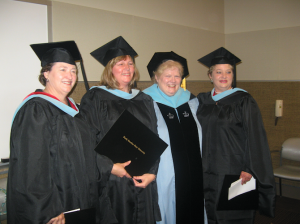 Dr. Pamela Earp, Dr. Susan Smith Braithwaite, Dr. Colleen Allsburg Wiessner, Dr. Twyla Casey Wells.