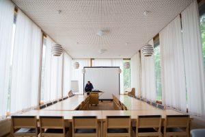 A conference room at the University of Jyväskylä.