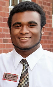 Carlos McClaney, junior technology, design and engineering education student
