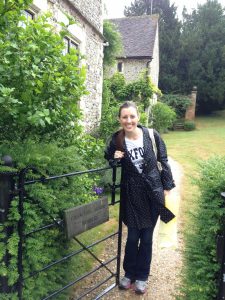 Sarah Glova studying abroad in England.
