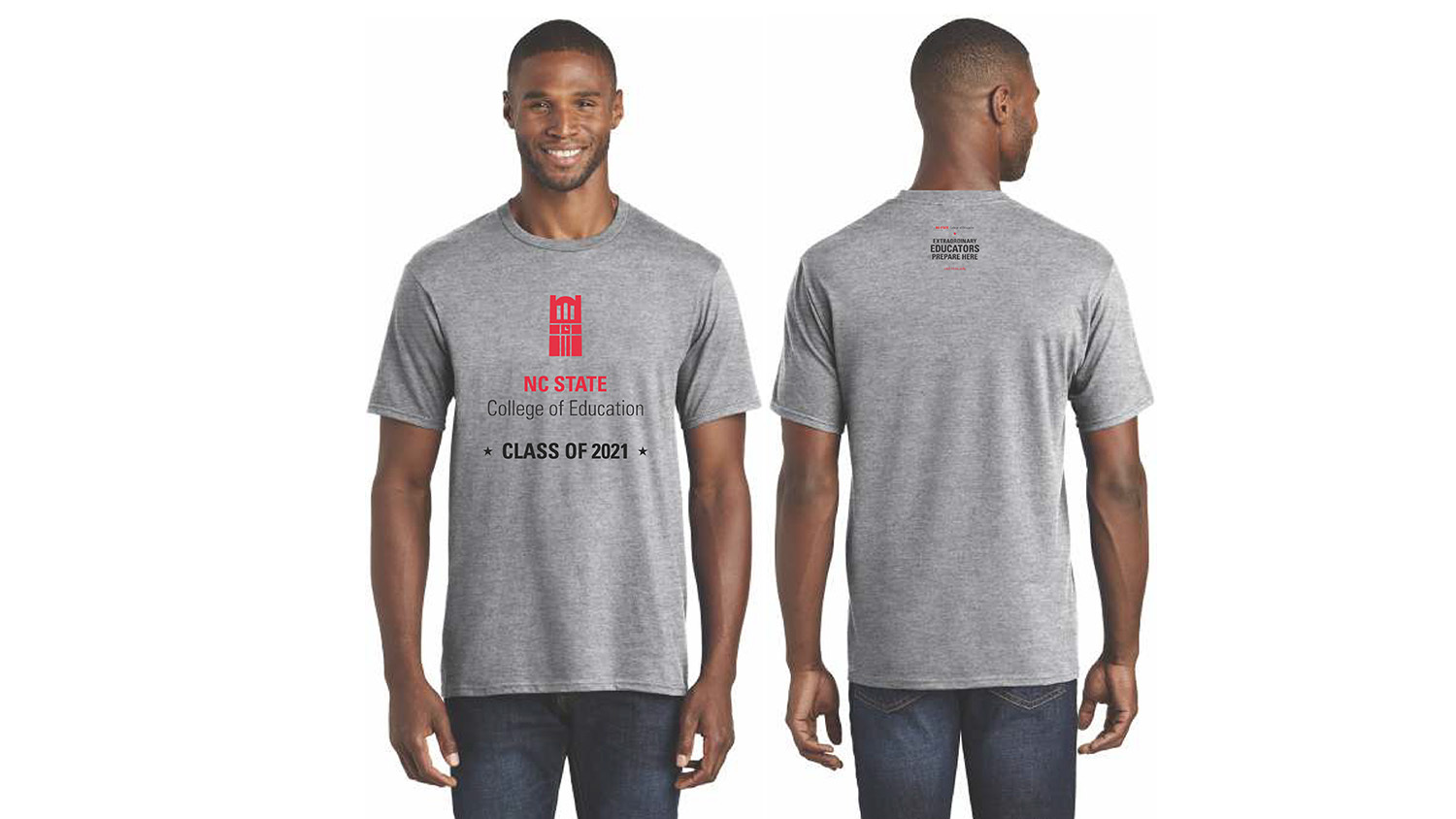A t-shirt May 2021 graduates of the NC State College of Education received