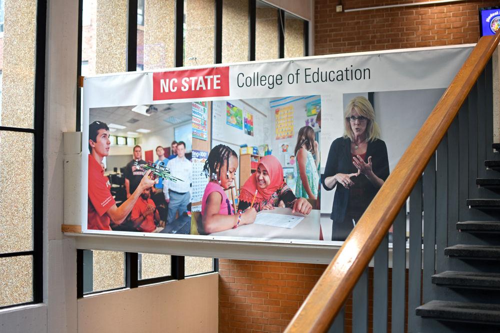 A photo of the entryway of the NC State College of Education's Poe Hall