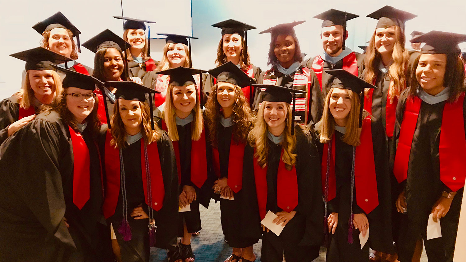Group of third literacy cohorts who graduated in May 2019.