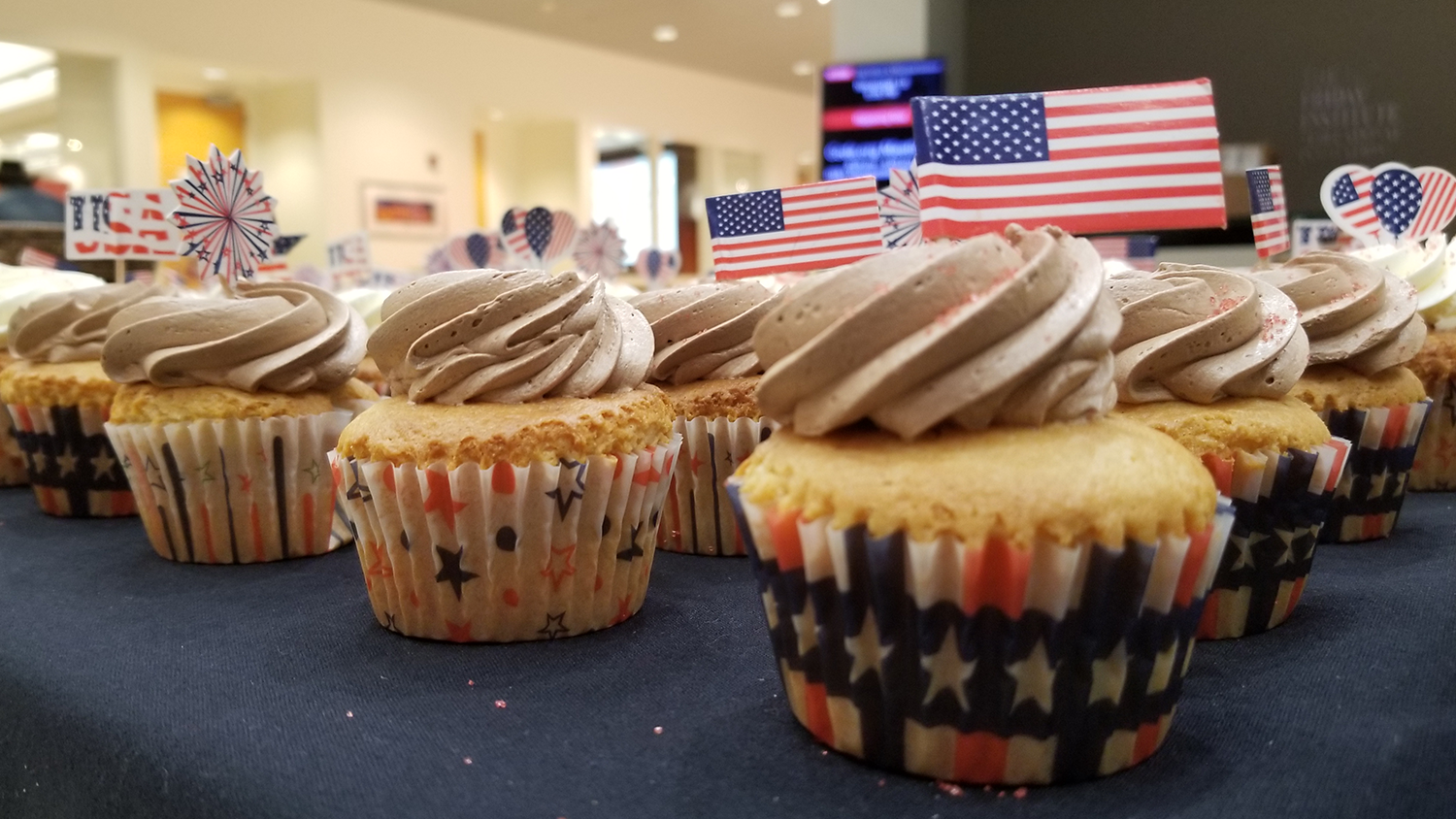 Cupcakes served at the Dessert with Democracy event at the NC State College of Education