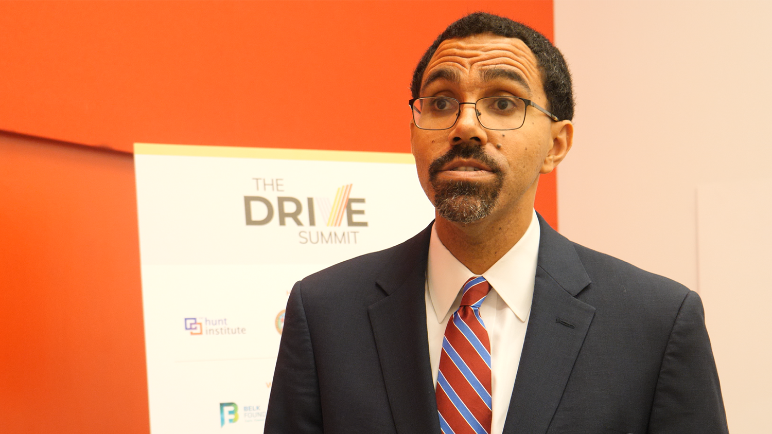 Former U.S. Secretary of Education John B. King Jr. spoke with the NC State College of Education during the DRIVE Summit
