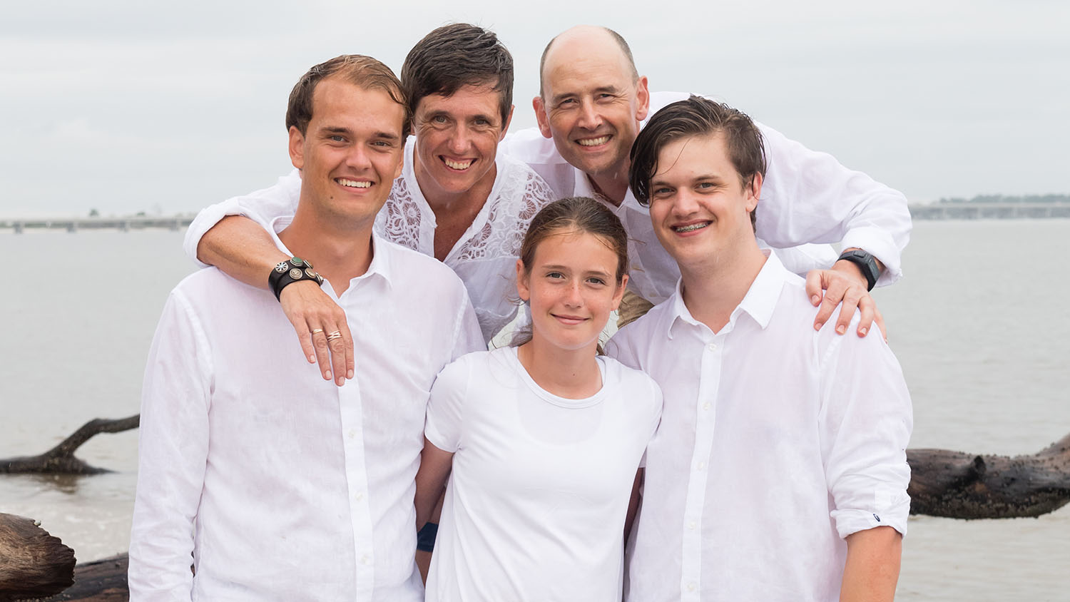 Kirsten Hoeflaken with her family