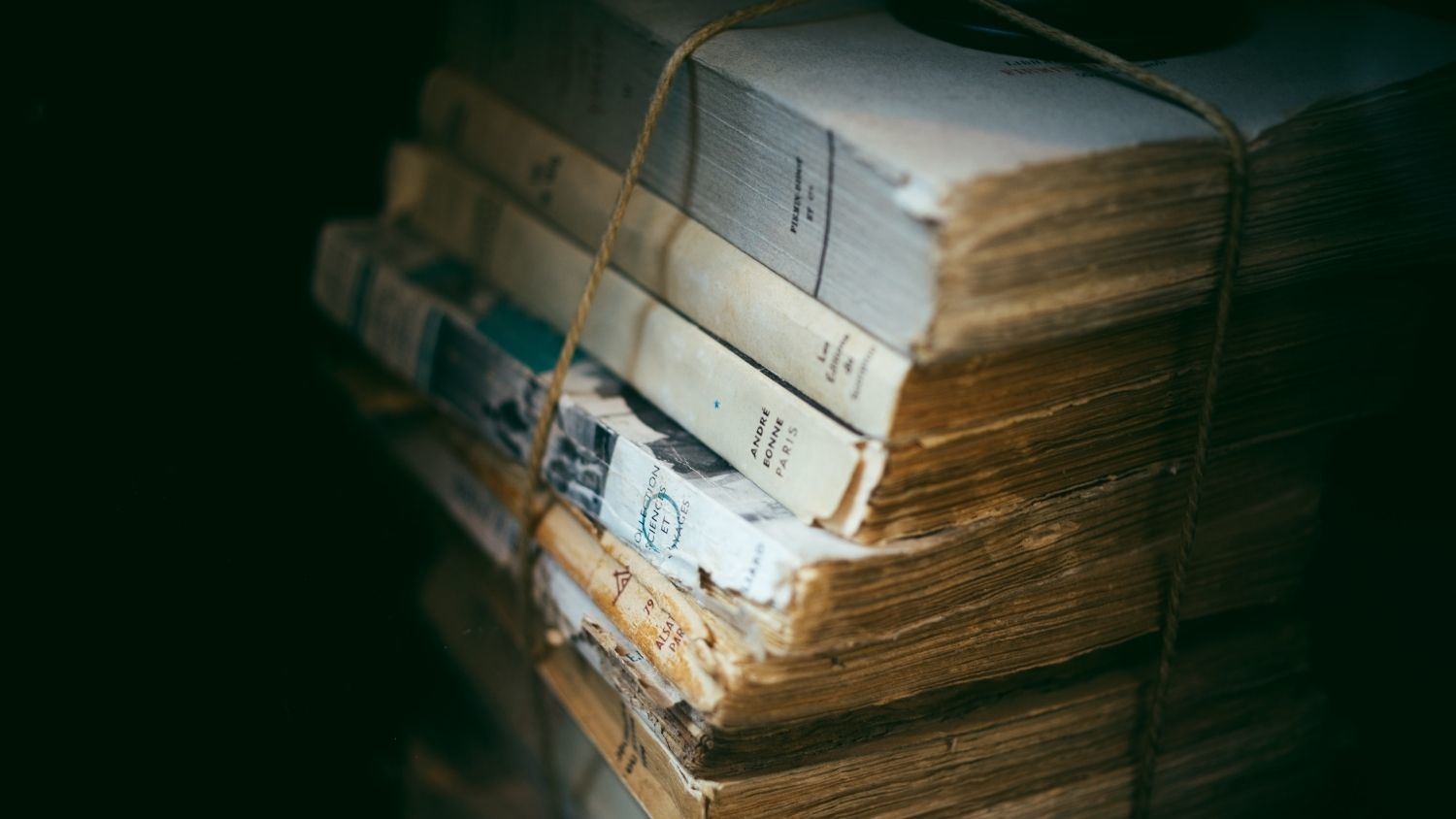 stack of books