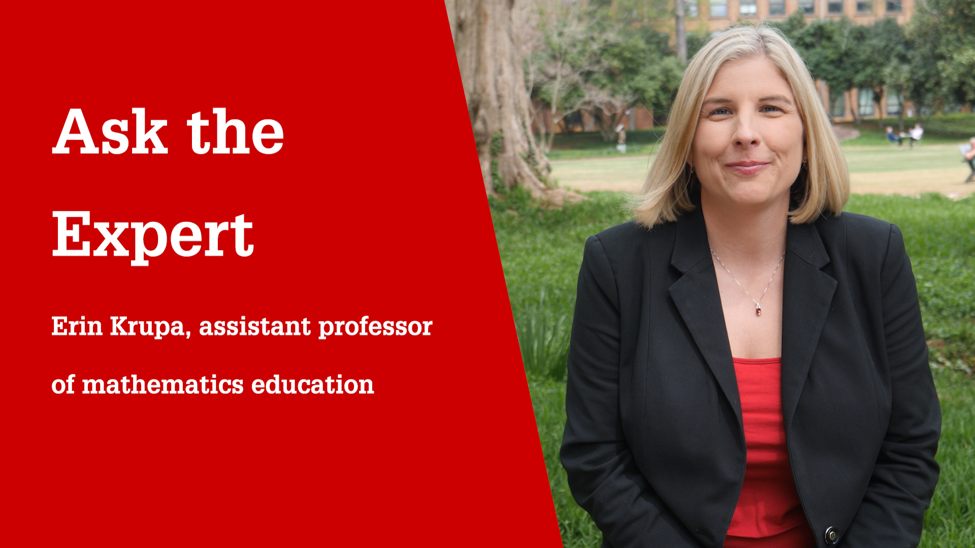 NC State College of Education Assistant Professor Erin Krupa