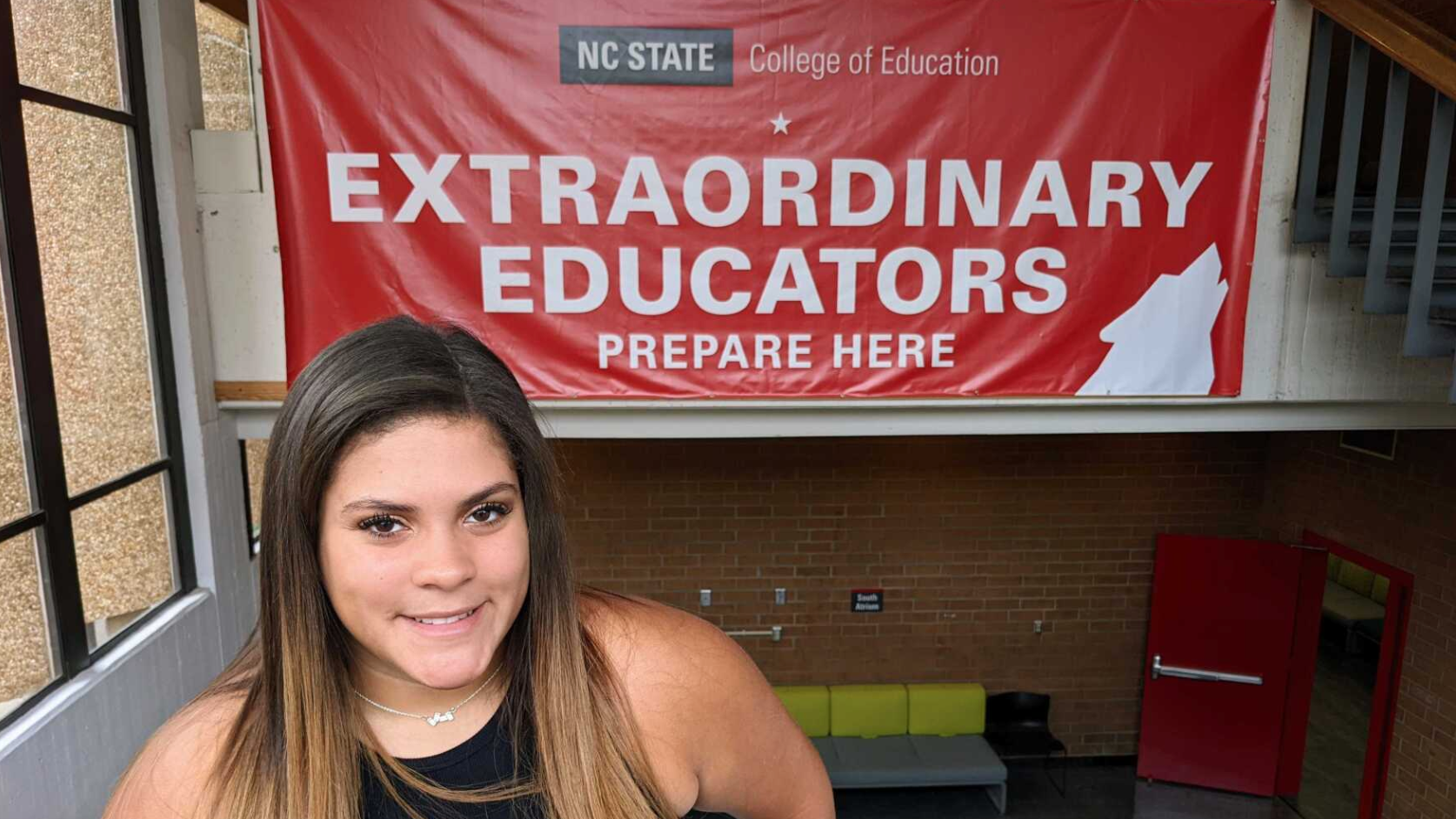 Alliyah Rich is a recent graduate of NC State's College of Education and an NC Teaching Fellow who will be employed as a middle school special education teacher in the fall.