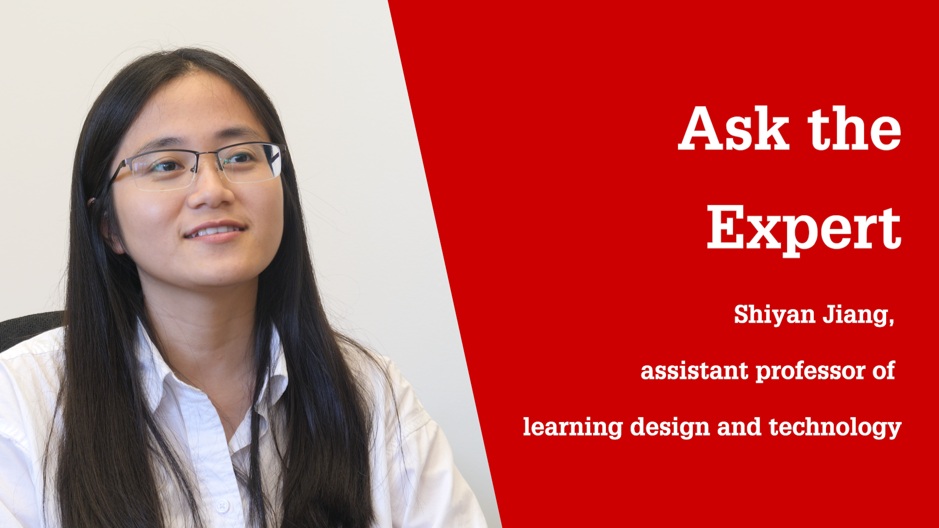 NC State College of Education Assistant Professor Shiyan Jiang discusses artificial intelligence