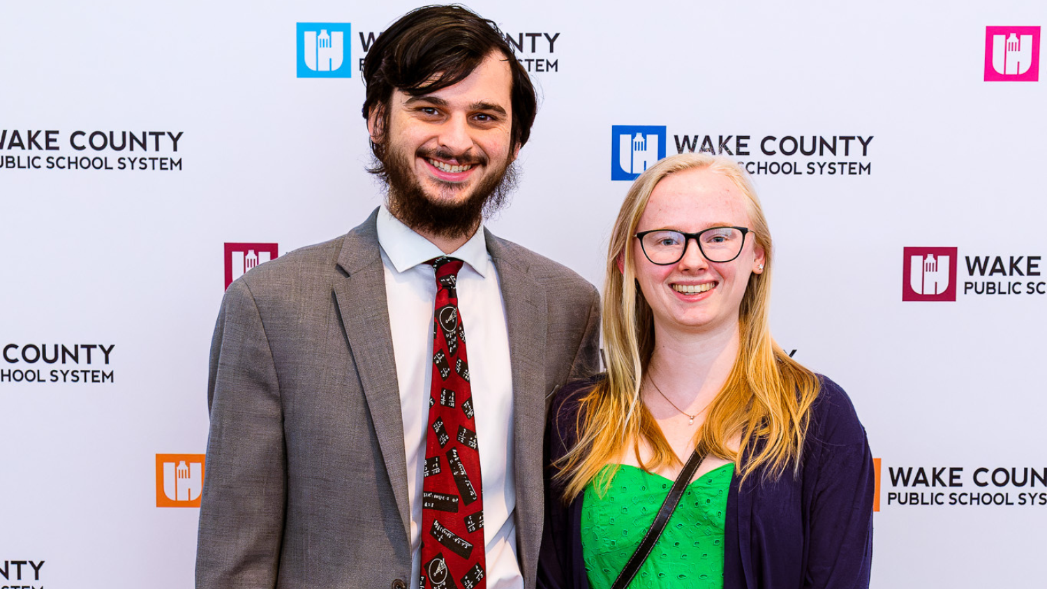 Megan D'Agostino at the Wake County Public Schools Award Banquet