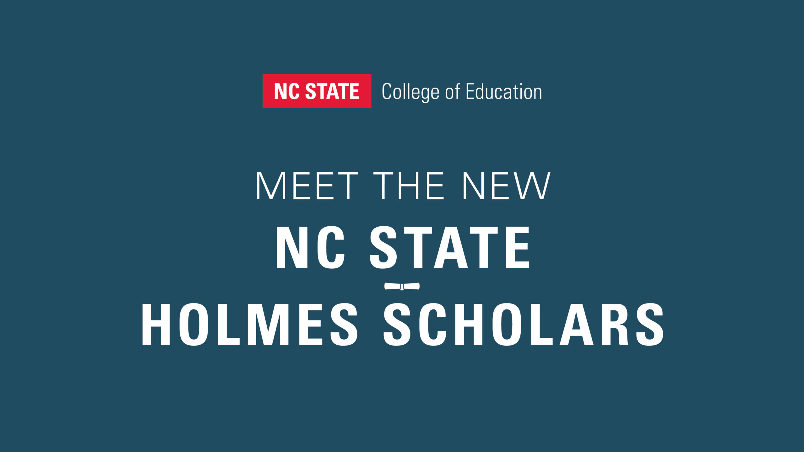 Meet NC State Holmes Scholars