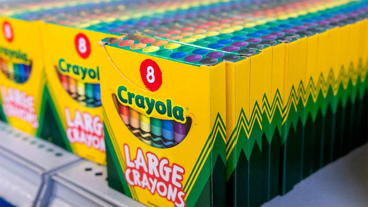 Boxes of crayons