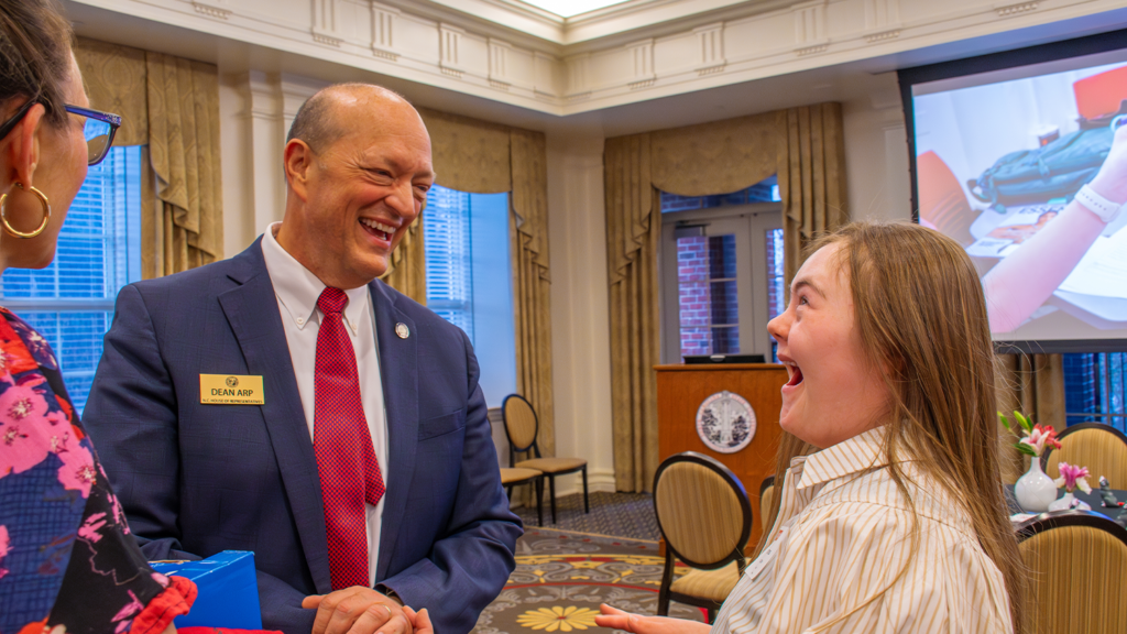 Rep Dean Arp with Elevate student