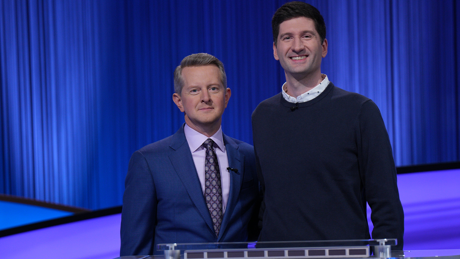 METRC Assistant Director Scott Summers on Jeopardy! with host Ken Jennings.
