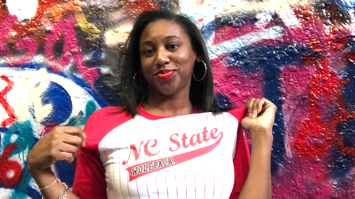 NC State College of Education graduate Ewarja Hinton