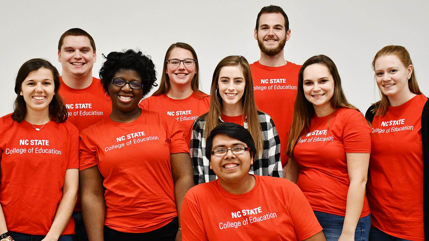 NC State College of Education Student Ambassadors 2018-2019 Group Photo