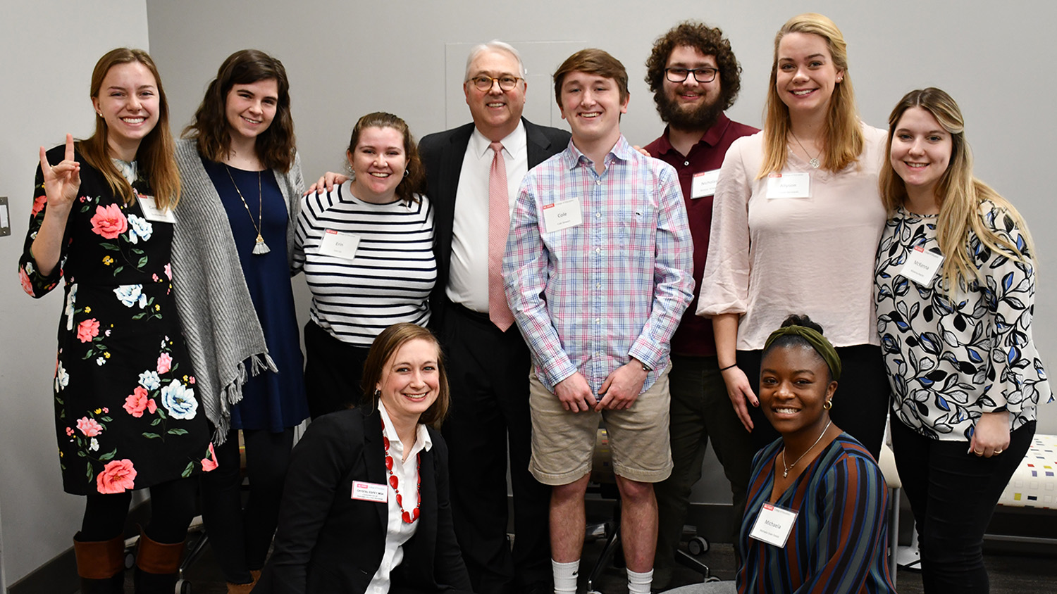 Teaching Fellows with Chancellor Woodson