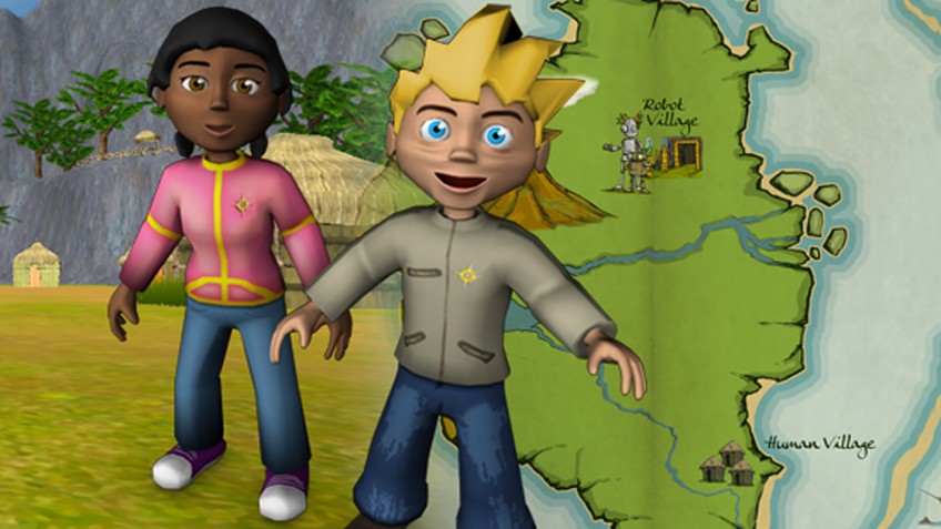 Fifth-graders take part in a quest-based game as part of Crystal Island, an NC State research project funded by the National Science Foundation.
