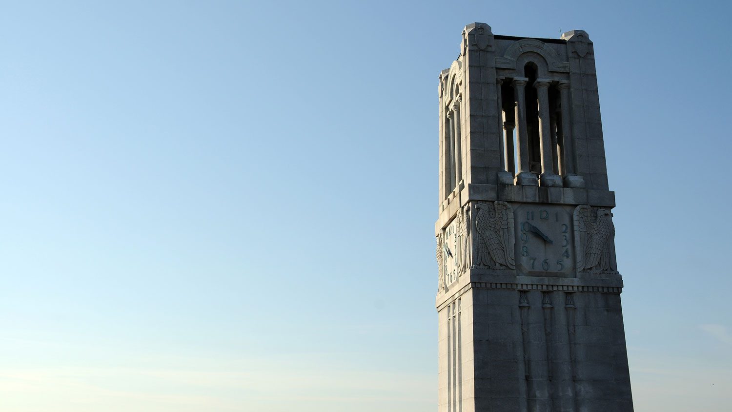 Memorial Belltower at sunset