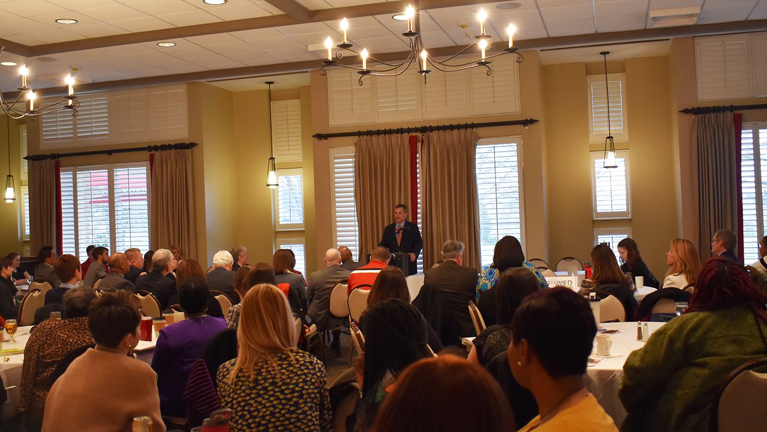 Photo of N.C. Attorney General Josh Stein at the 2018 Interdisciplinary Summit