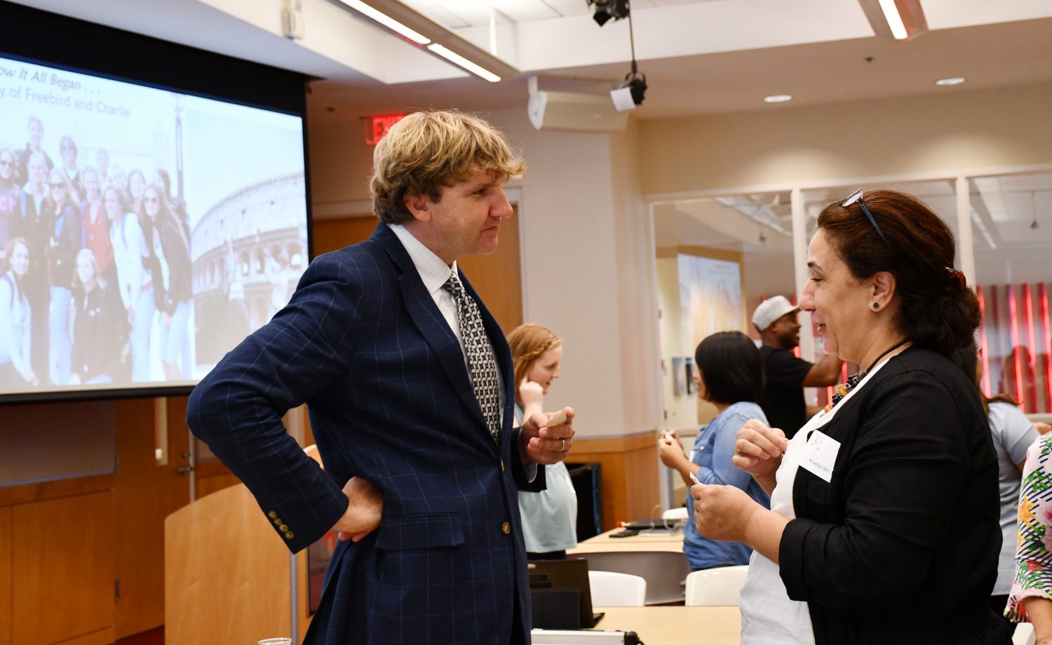 Photo of two educators