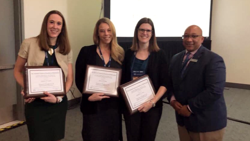 A photo of Dr. Jessica Hunt with co-authors at NCTM