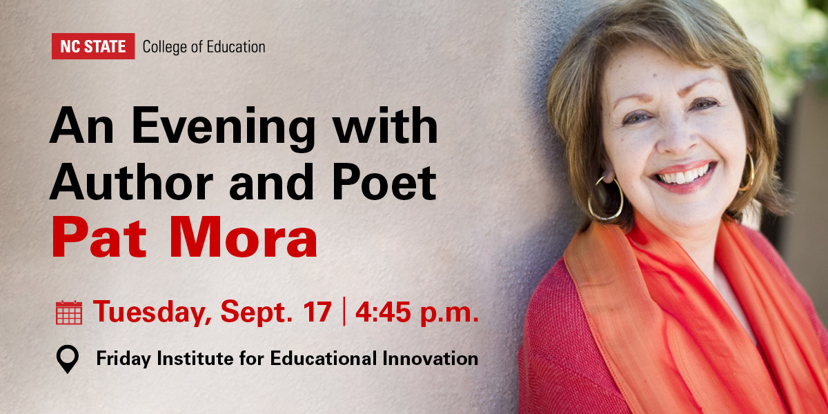 An Evening with Pat Mora | College of Education