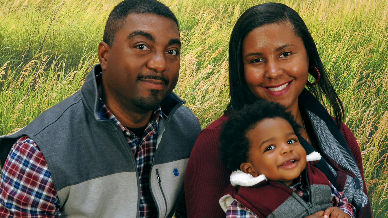 Mark Williams and his family