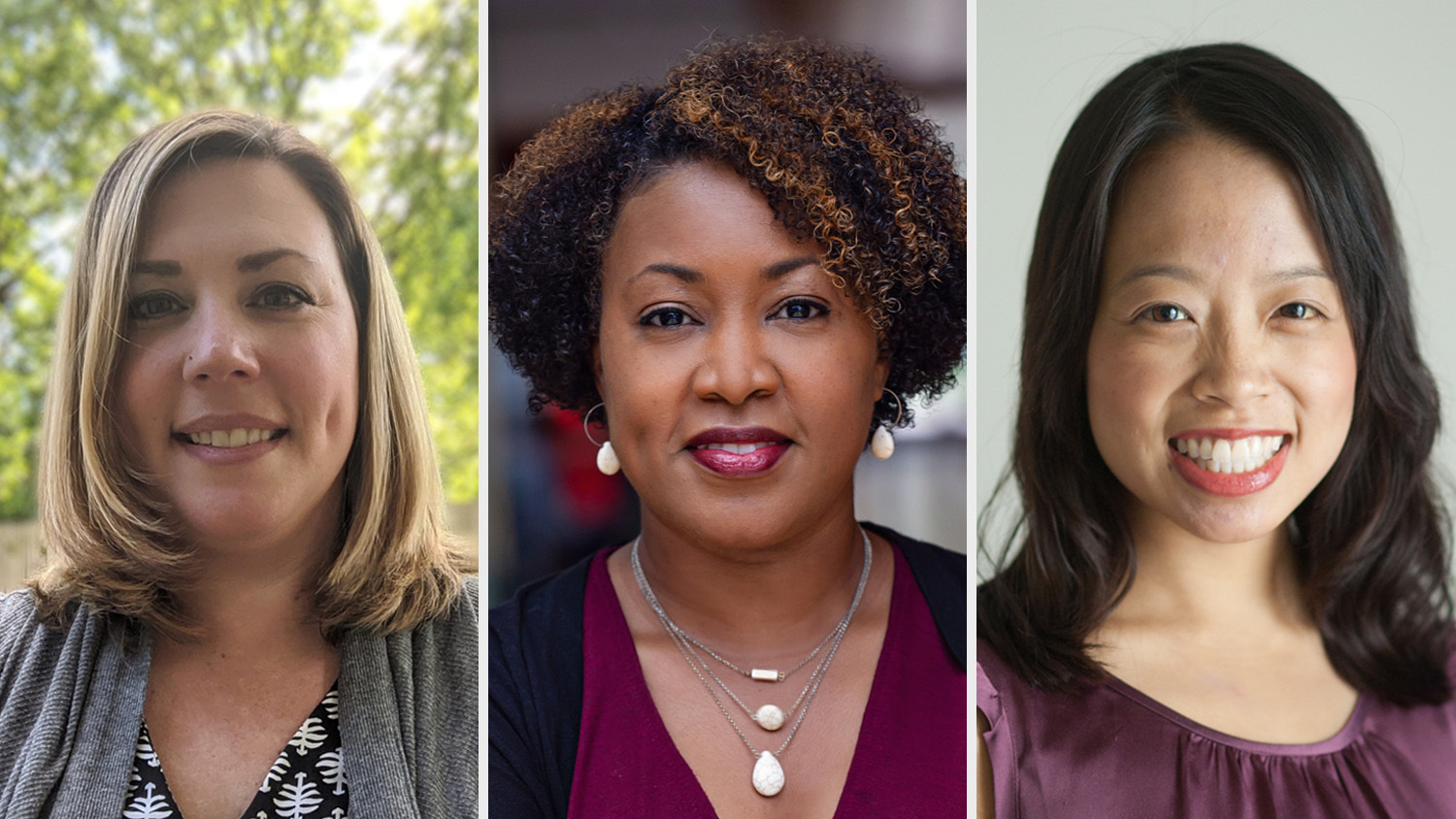 NC State College of Education Assistant Professors Michelle Falter, Chandra Alston and Crystal Chen Lee