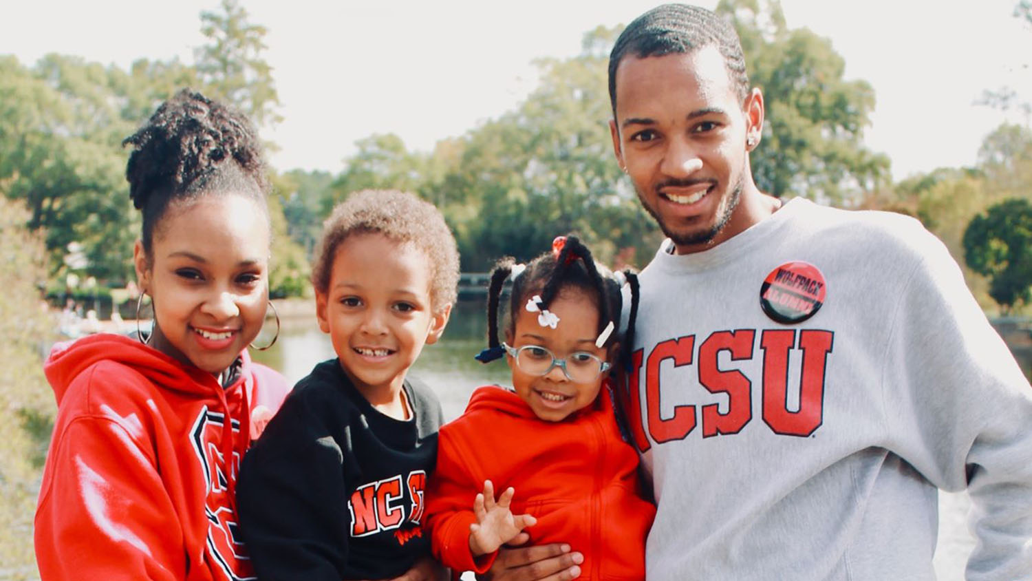 Janell Miller with her family