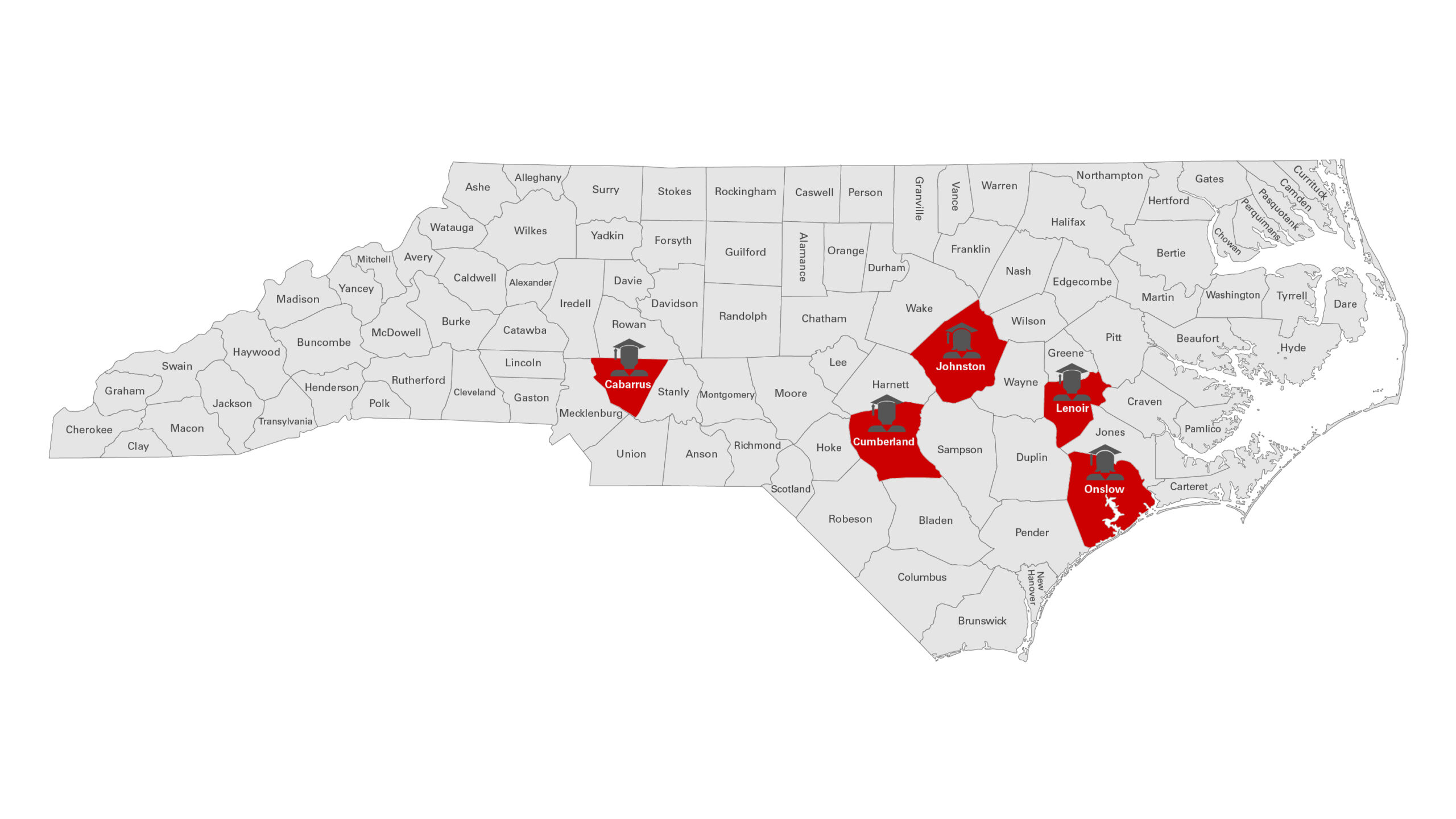 NC State Education Scholars locations