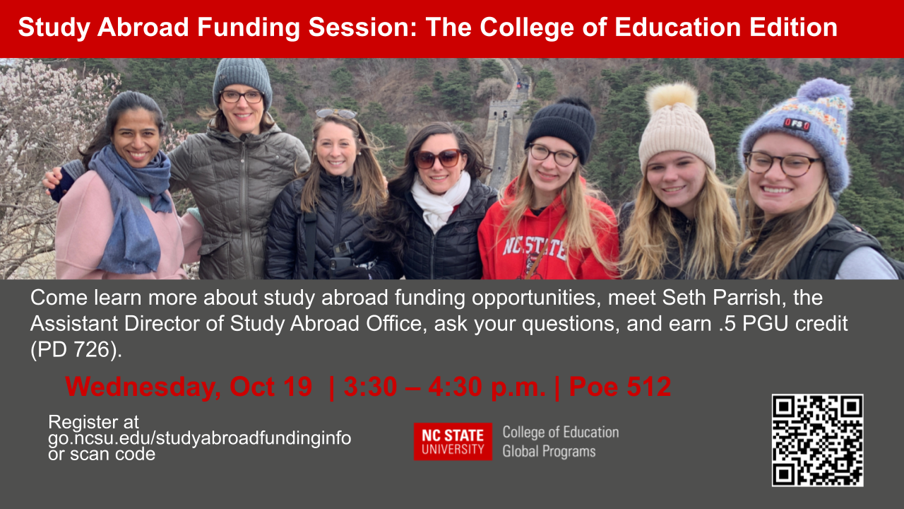 Study Abroad Funding College of Education Edition