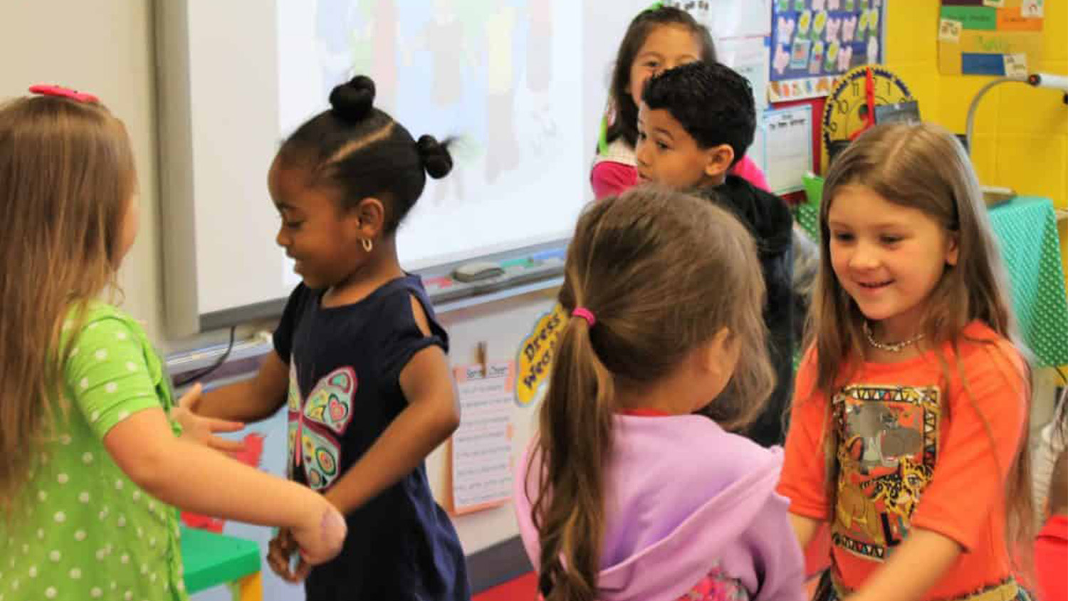Students in a classroom