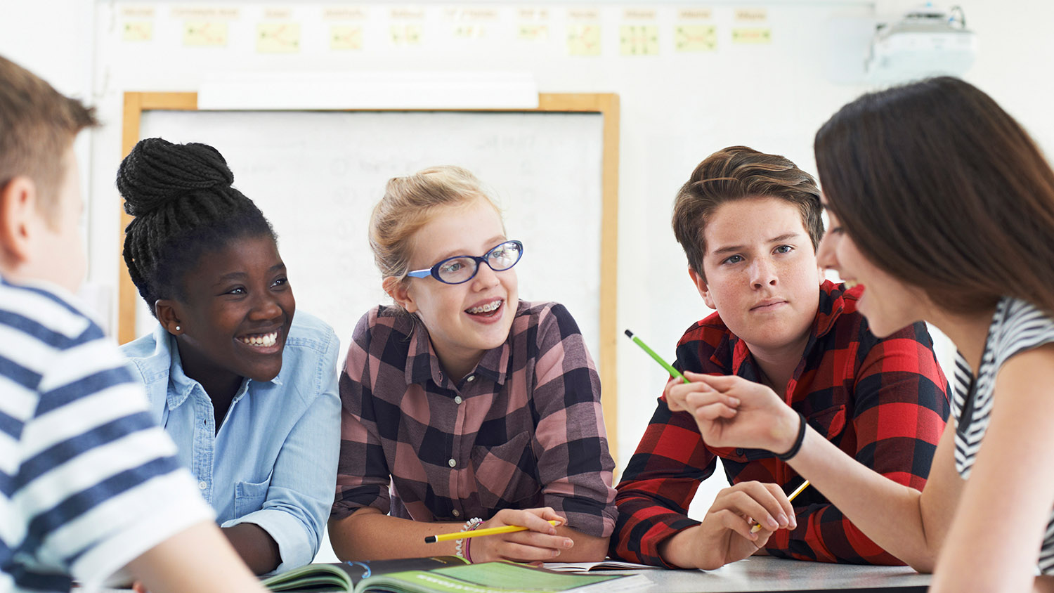 middle school students